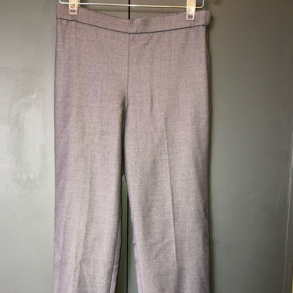 THEORY Pull-On Flannel Pants Lavender Size 2